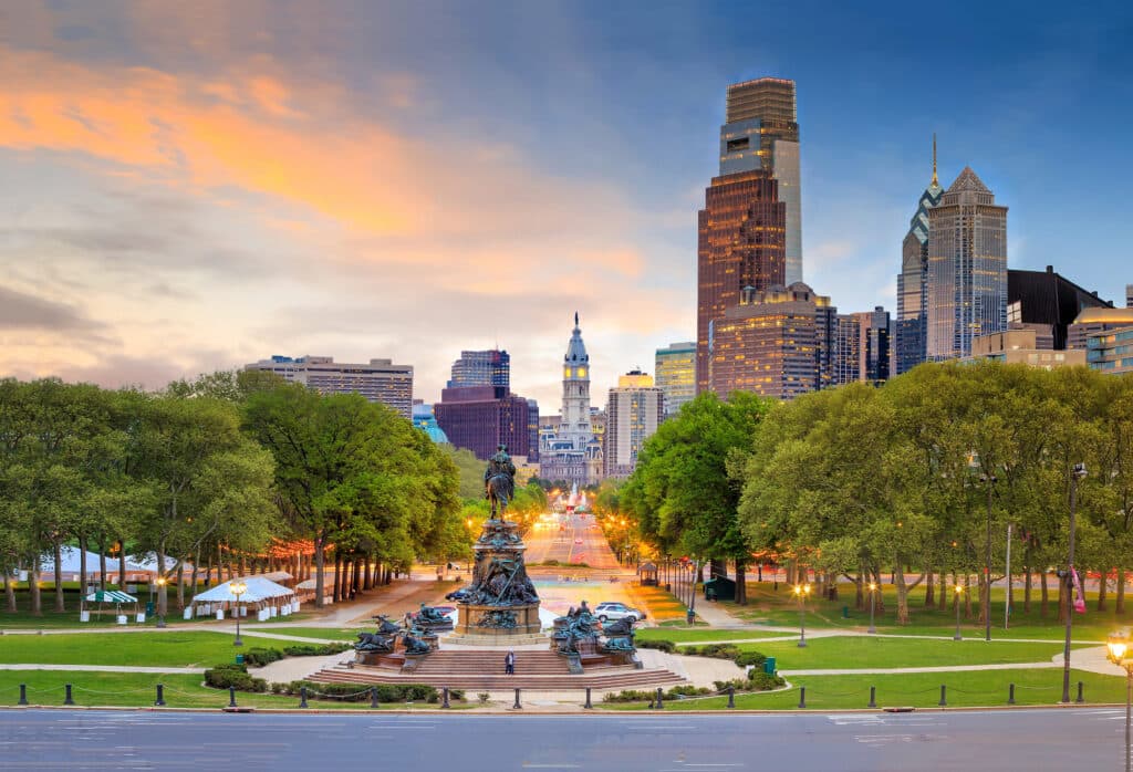 Philadelphia city shot.