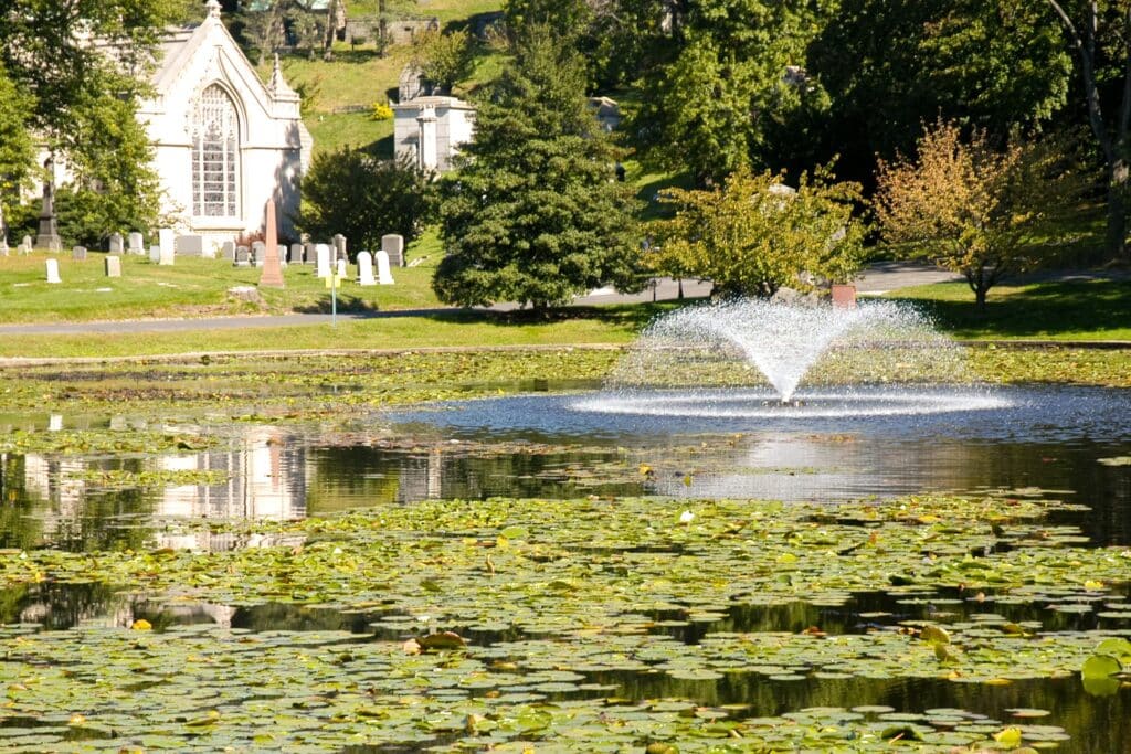 Part botanical garden, part sculpture gallery, Green-Wood’s quiet beauty feels miles away from the city.