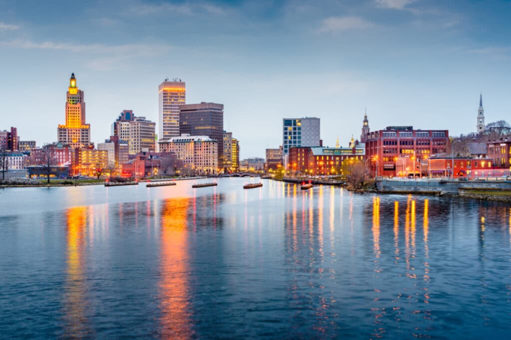 Image of Providence downtown cityscape
