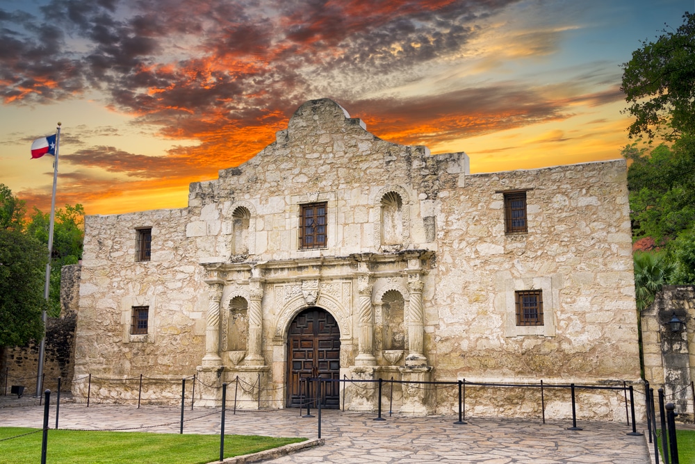 The Alamo stands at the heart of San Antonio, free to visit and rich with history.