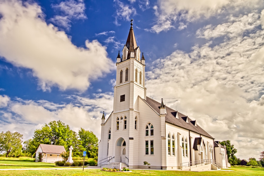 One of Schulenburg’s famed Painted Churches, modest from the outside, but stunningly hand-painted within. A self-guided tour map is available in town.