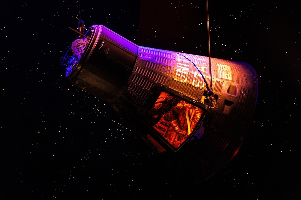 Historic space capsules like this one are part of the immersive experience at Space Center Houston, the official visitor center for NASA Johnson Space Center.