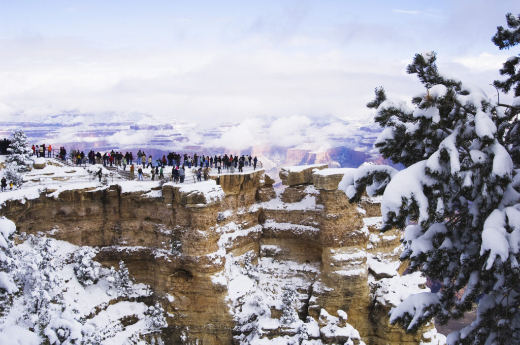 Winter in Grand Canyon National Park, Flagstaff, Arizona