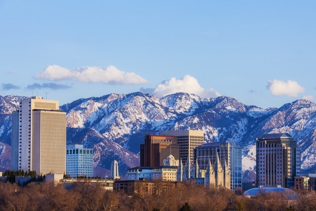 Salt Lake City Skyline, Utah